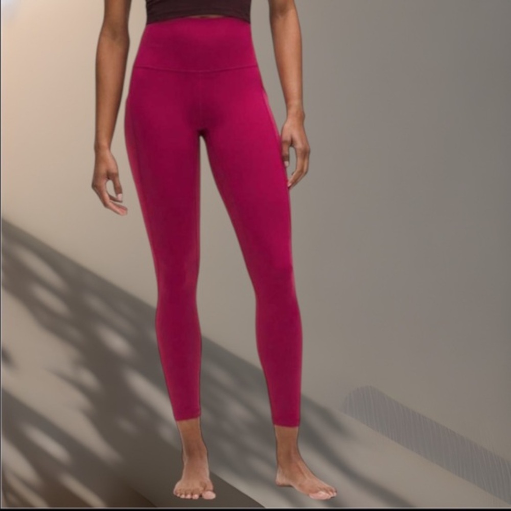NWT Lululemon Align High-Rise Pant with Pockets 25"
Magenta Smoke size 2 - Picture 12 of 12